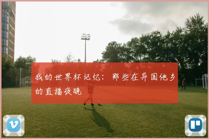 我的世界杯记忆:那些在异国他乡的直播夜晚