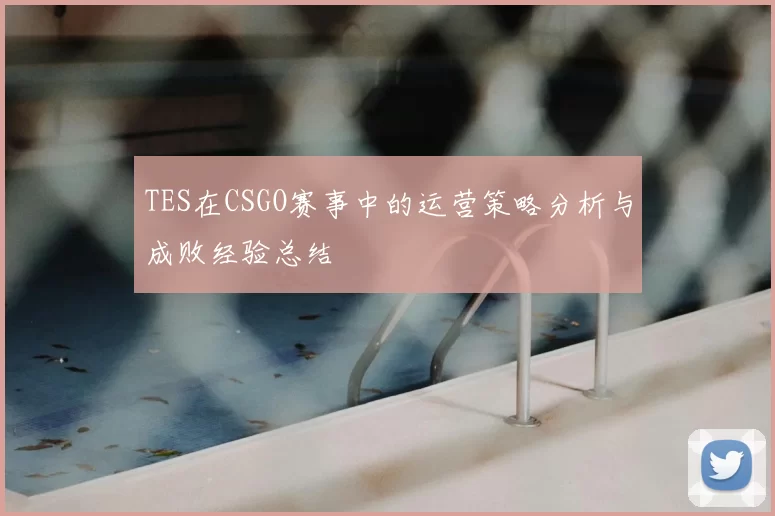 TES在CSGO赛事中的运营策略分析与成败经验总结